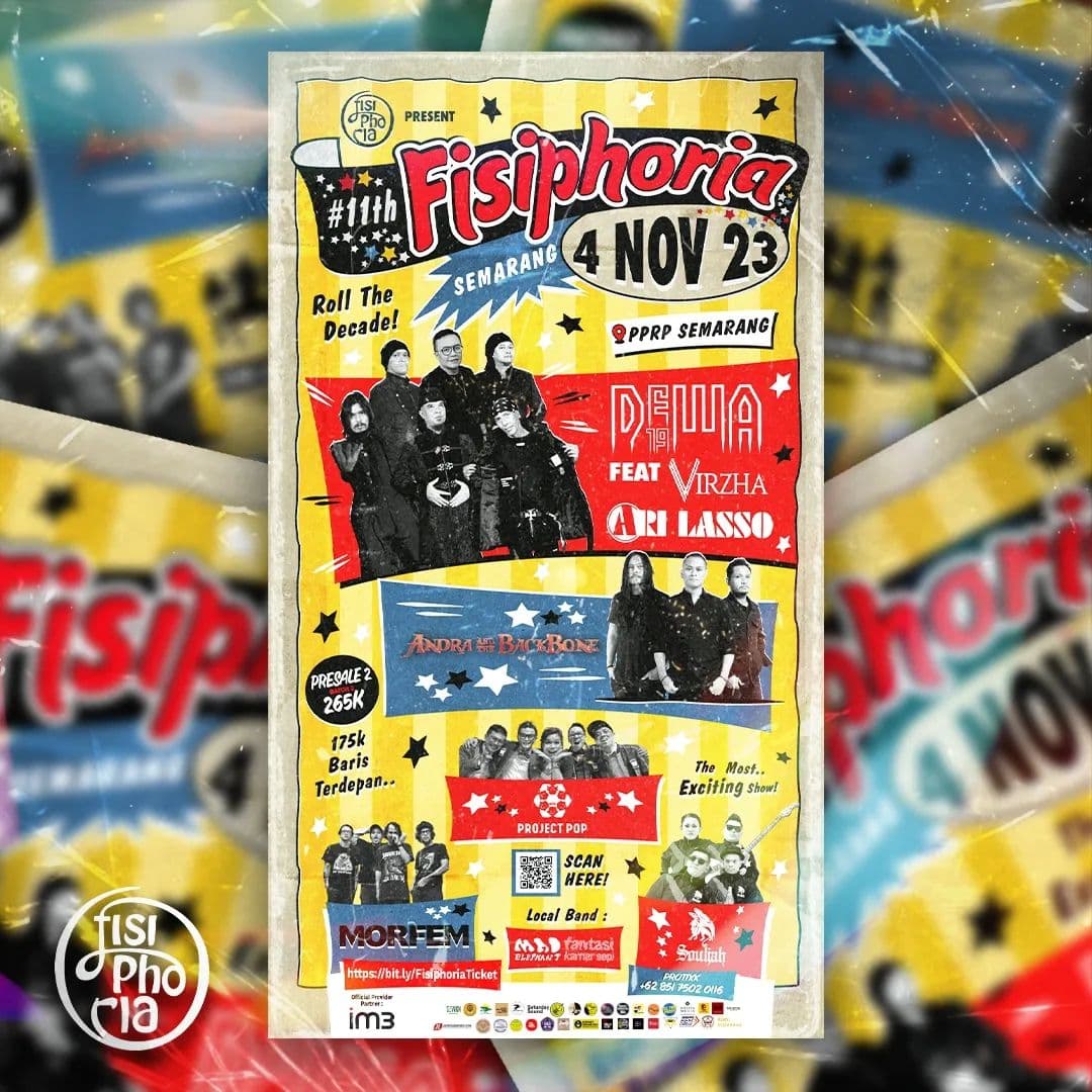 Dewa 19 dan Ari Lasso Akan Tampil Dalam Event Musik Bertajuk FISIPHORIA
