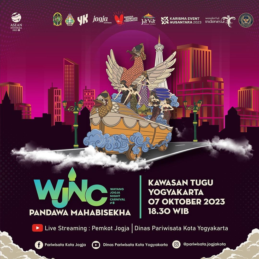 Peringatan HUT Kota Yogyakarta ke-267 Dimeriahkan Event Wayang Jogja Night Carnival