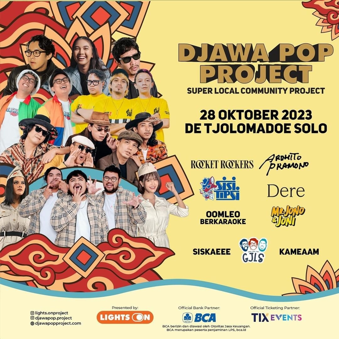 Djawa Pop Project, Event Musik Lokal yang Siap Hibur Masyarakat Kota Solo