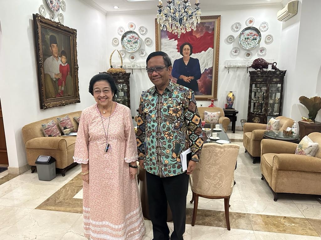CEK FAKTA Trending di Twitter Mahfud MD Cawapres Ganjar Pranowo, Kabar Usai Bertemu Megawati Malam Ini
