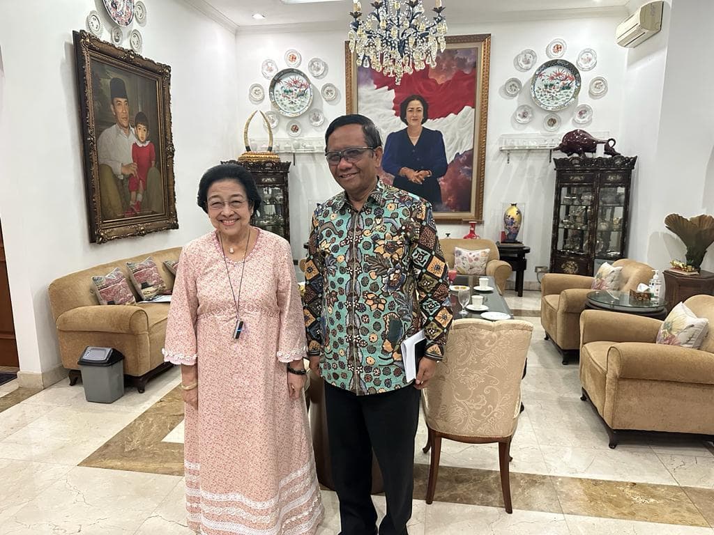 CEK FAKTA Trending di Twitter Mahfud MD Cawapres Ganjar Pranowo, Kabar Usai Bertemu Megawati Malam Ini