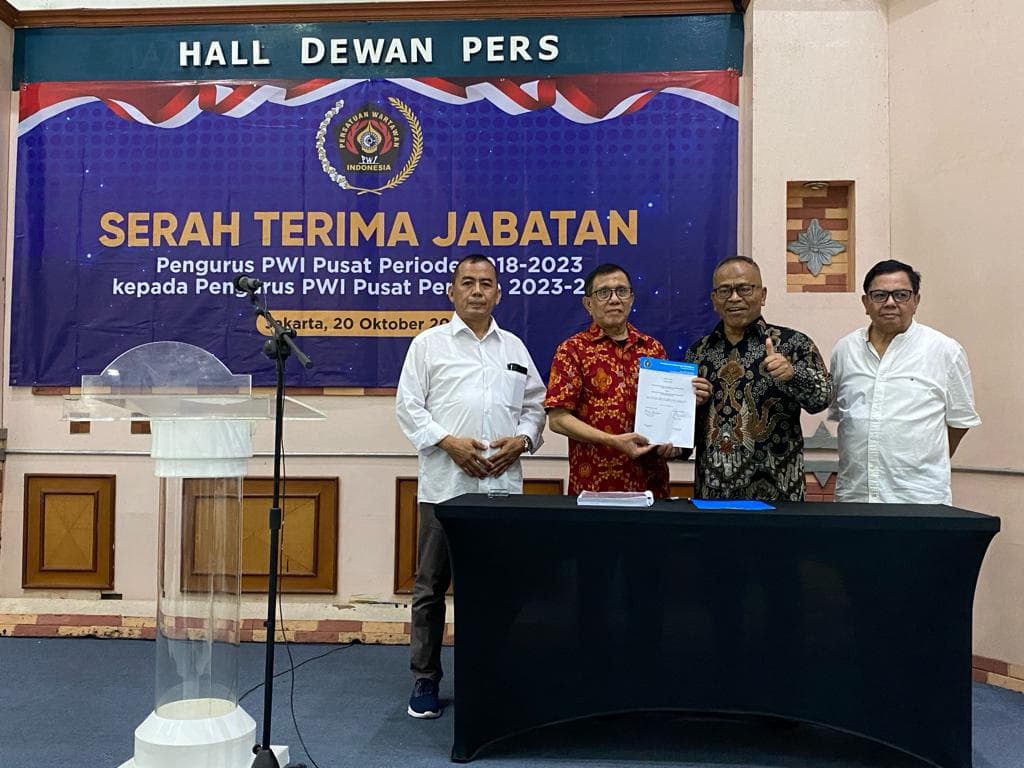 Ketua Umum PWI Pusat Hendry Ch Bangun Canangkan PWI Merah Putih