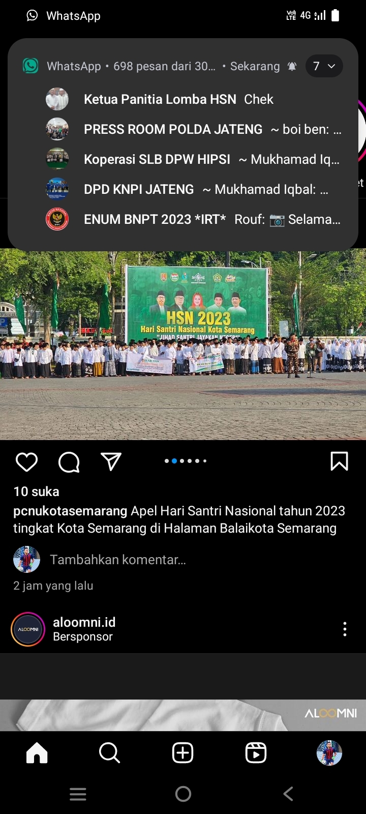 Hari Santri Nasional Kota Semarang Digelar Meriah, PCNU Kota Semarang Sampaikan Terimakasih untuk Mbak Ita