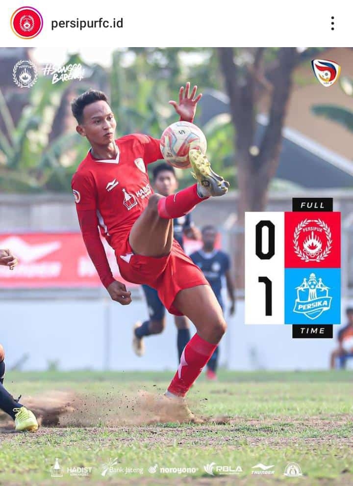 Persipur Purwodadi Alami Kekalahan Kedua di Liga 3 Jateng