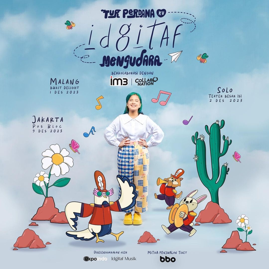 Idgitaf Siap bertemu Penggemar dengan Melakukan Tur Perdana di Tiga Kota Besar