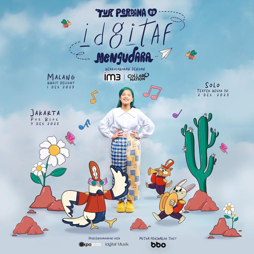 Idgitaf Siap bertemu Penggemar dengan Melakukan Tur Perdana di Tiga Kota Besar