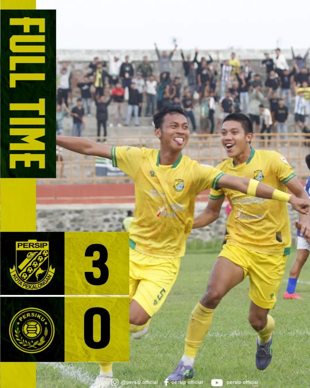 Pesta Gol di Babak Kedua, Persip Pekalongan Tundukkan Persiku Kudus di Babak 12 Besar Liga 3 Jateng