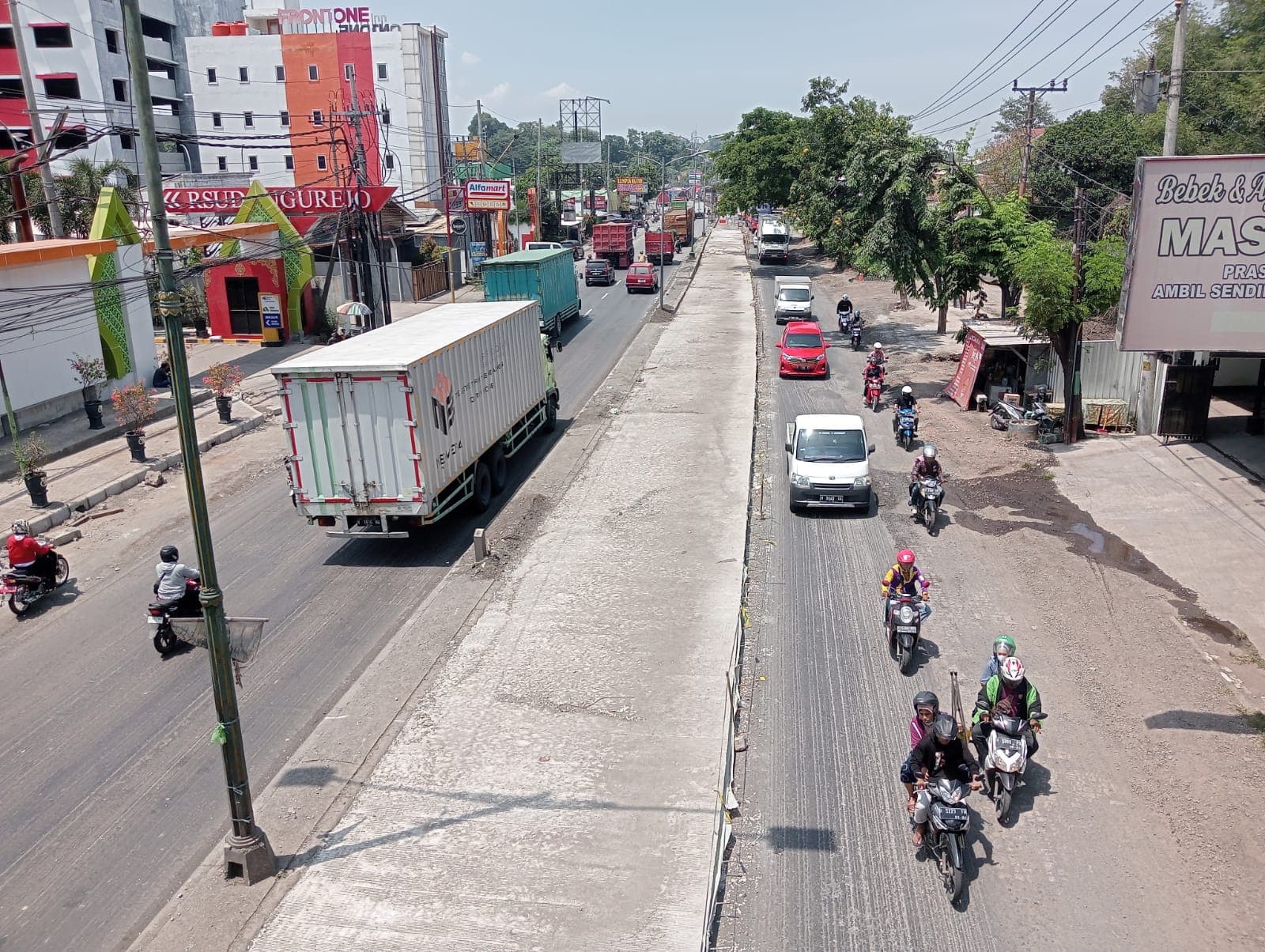 Masih Perbaikan, Jalur Mangkang-Semarang Macet Parah, Dishub Kota Semarang Siapkan Jalur Alternatif