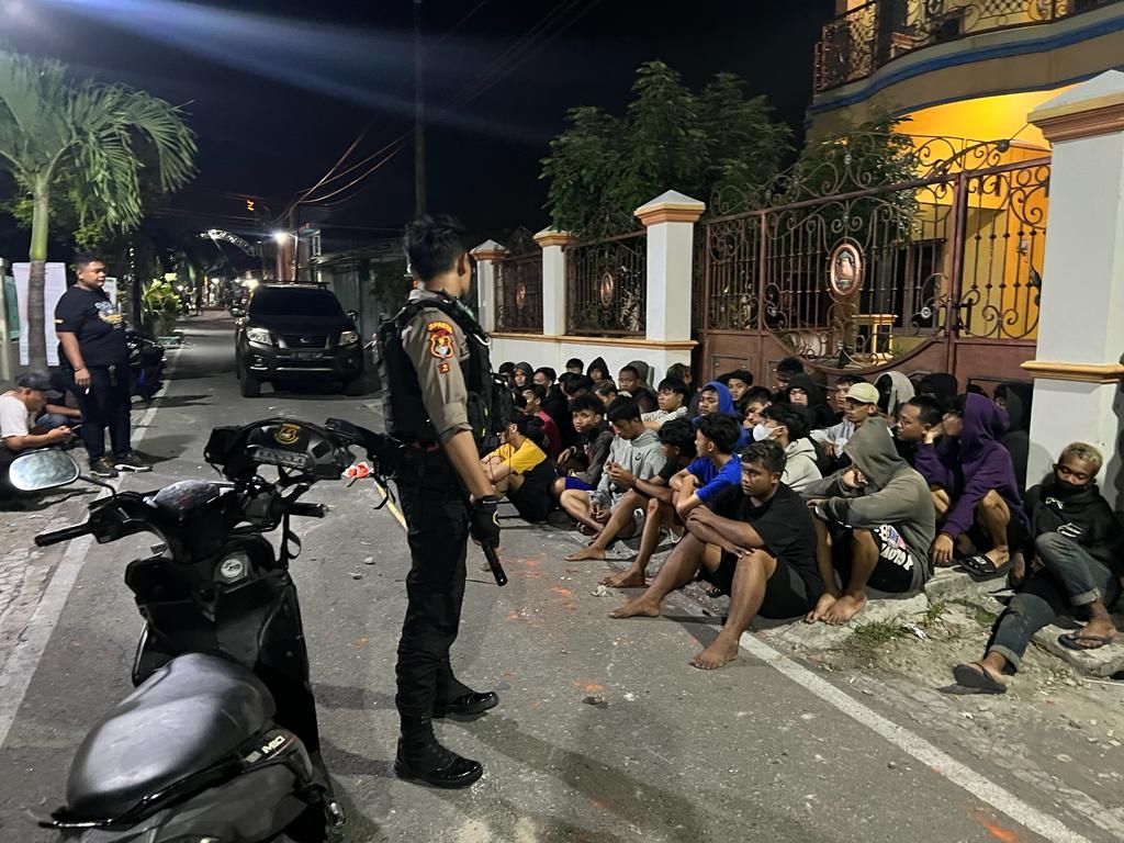 Hendak Tawuran Puluhan Remaja Bersenjata Tajam Diamankan Tim Sparta Polresta Surakarta