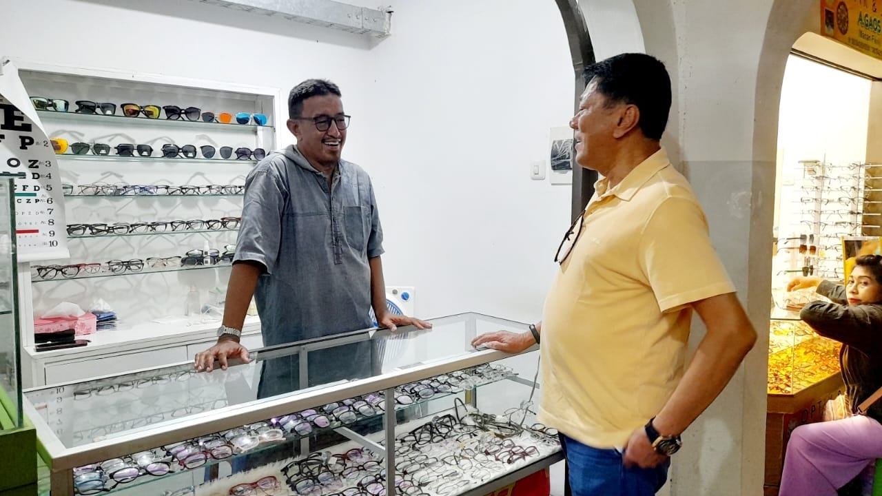 Om Jack Sambangi Pasar Johar, Dampak El Nino dan Kenaikan Harga Menjadi Keluhan Pedagang