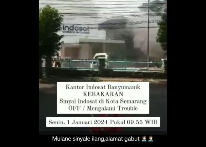Trending: Kebakaran di Kantor Indosat Semarang Picu Hilangnya Jaringan, Pengguna Cari Solusi
