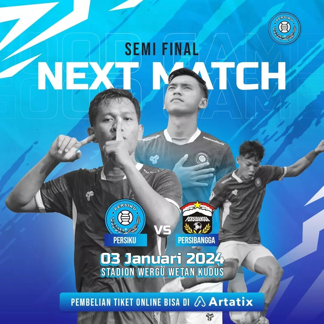 Beli Tiket VIP Semifinal Liga 3 Jateng: Persiku Kudus Inovasi dengan Artatix!