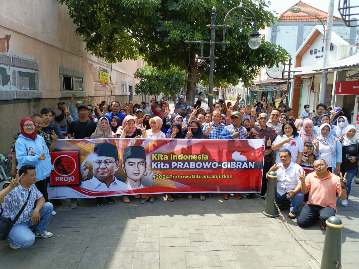 Relawan Projo se-Jateng Gelar Kampanye Maraton untuk Menangkan Prabowo-Gibran Satu Putaran