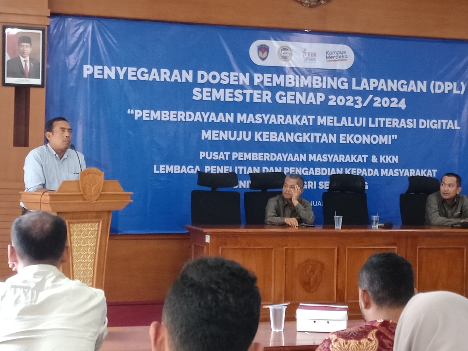 LPPM UPGRIS Beri Pembekalan Dosen DPL Baru, Wiyaka: Kita Harapkan Pelaksanaan KKN Berjalan Baik Tepat Sasaran