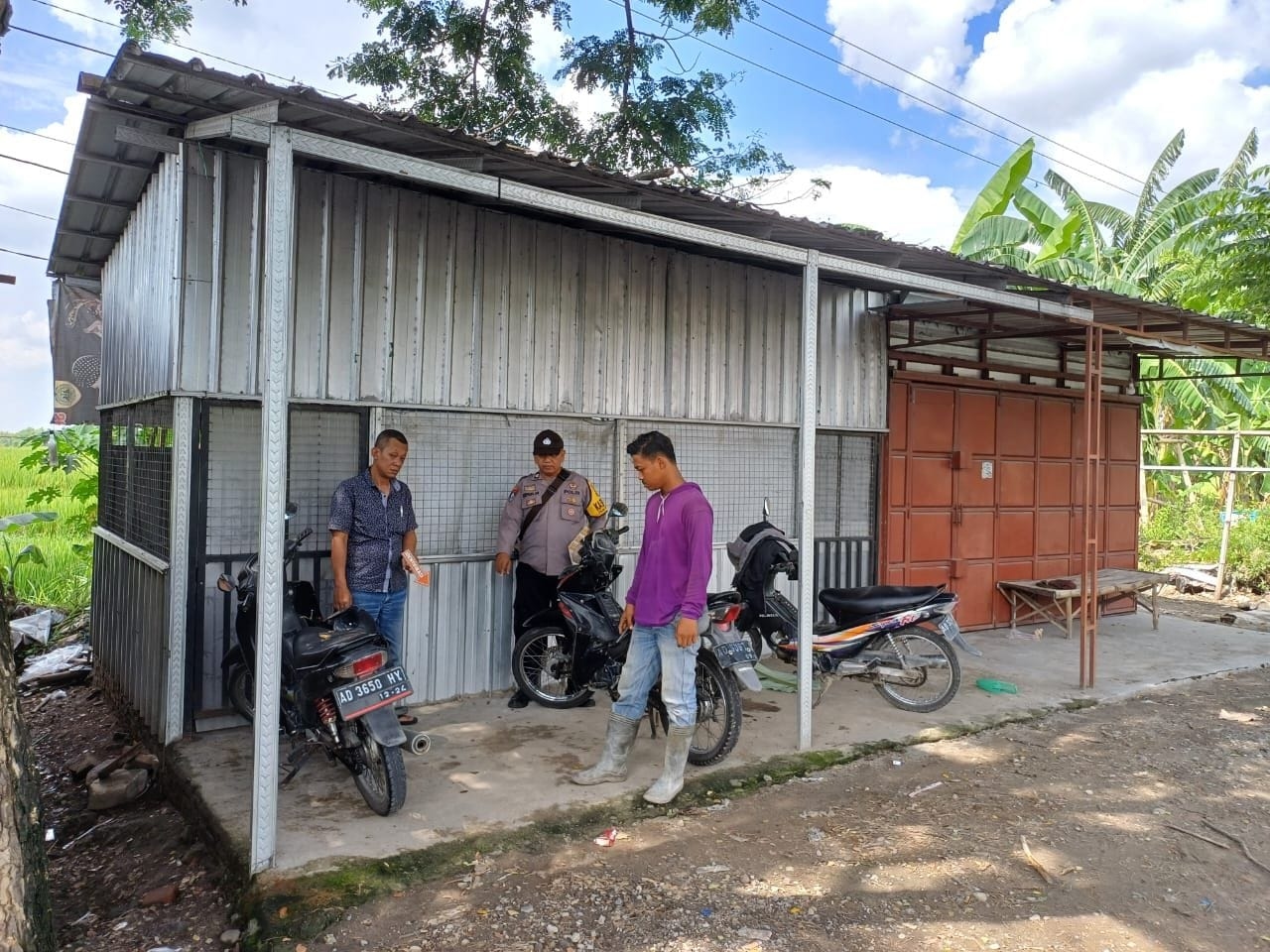 Polsek Sambungmacan Sragen Berhasil Menyikat Pencuri Sepeda Motor