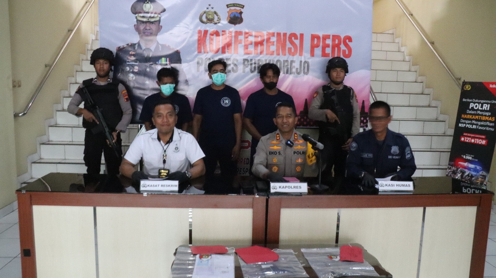 Komplotan Pencuri Truk Dibekuk Resmob Polres Purworejo di 3 Lokasi Berbeda