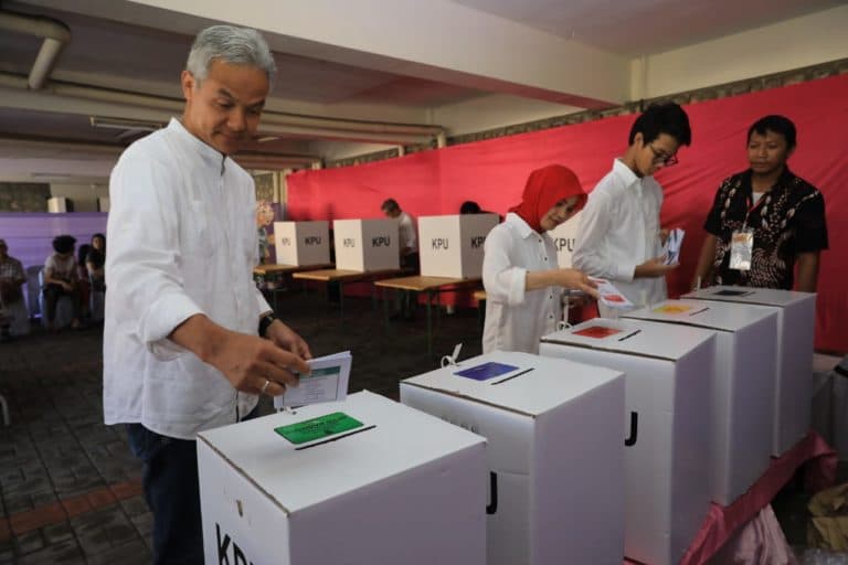 Capres 03 Ganjar Pranowo Bakal Nyoblos di Lempongsari Semarang