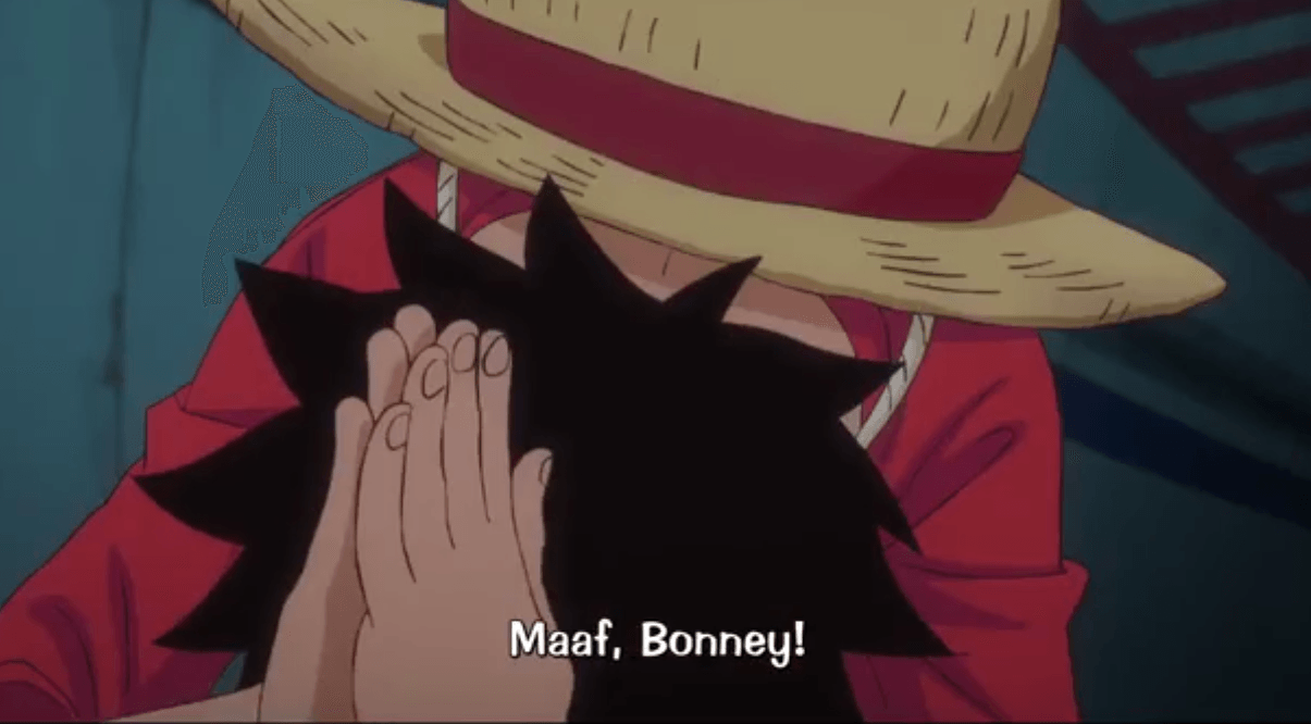 Momen Ketika Luffy Minta Maaf Karena Salah Memanggil Nama Bonney di One Piece Episode 1091