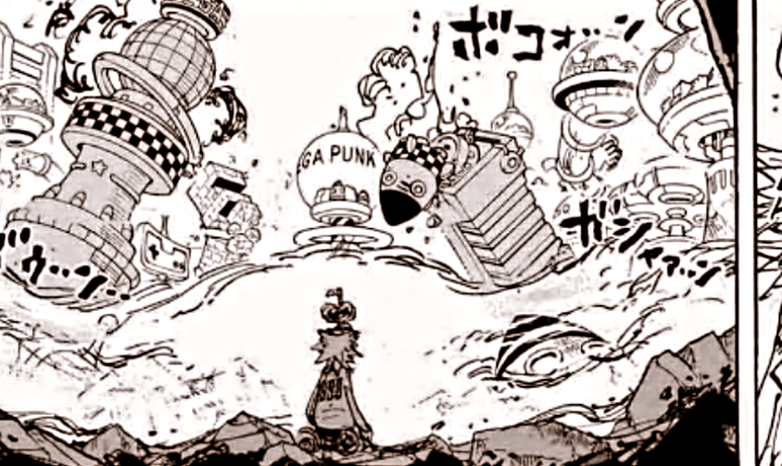 Review One Piece Chapter 1105: Vegapunk Menangis Melihat Egghead Dihancurkan dengan Buster Call