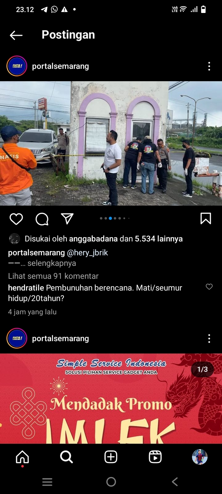 Polsek Genuk Selidiki Tragedi Penghilangan Nyawa di Pos Keamanan Kelurahan Banjardowo Genuk