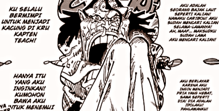 One Piece Chapter 1107: Karakter Ini Memohon Untuk Menjadi Kru Blackbeard, Ingin Bocorkan Rahasia Bajak Laut Topi Jerami?