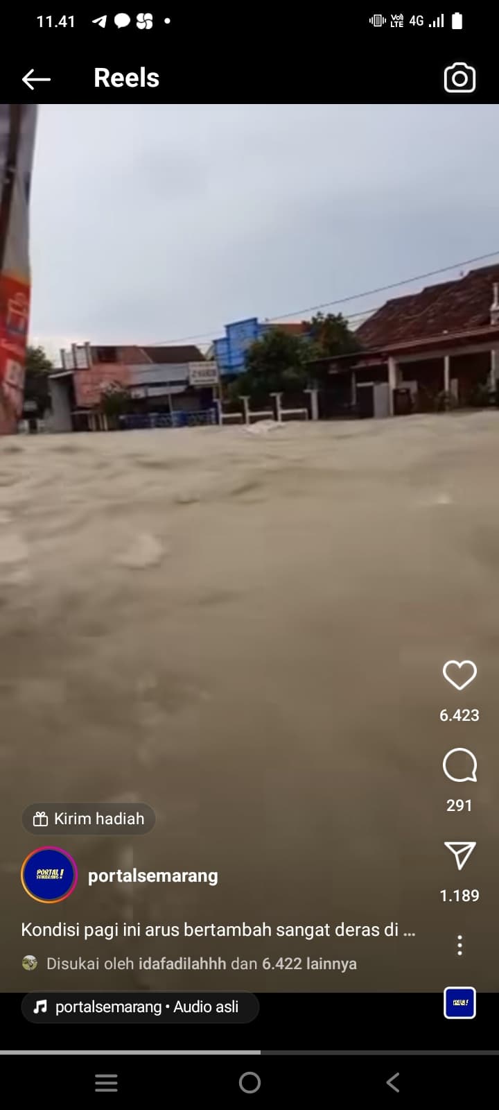 Arus Banjir Sangat Deras Seperti Ombak Lautan, Ini Perkembangan Banjir Demak