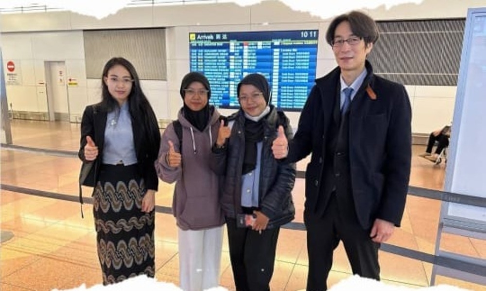 Elvina Jolie Maharani dan Afizatul Ulya Ikuti Program Magang Kerja Mahasiswa (MBKM) di Jepang