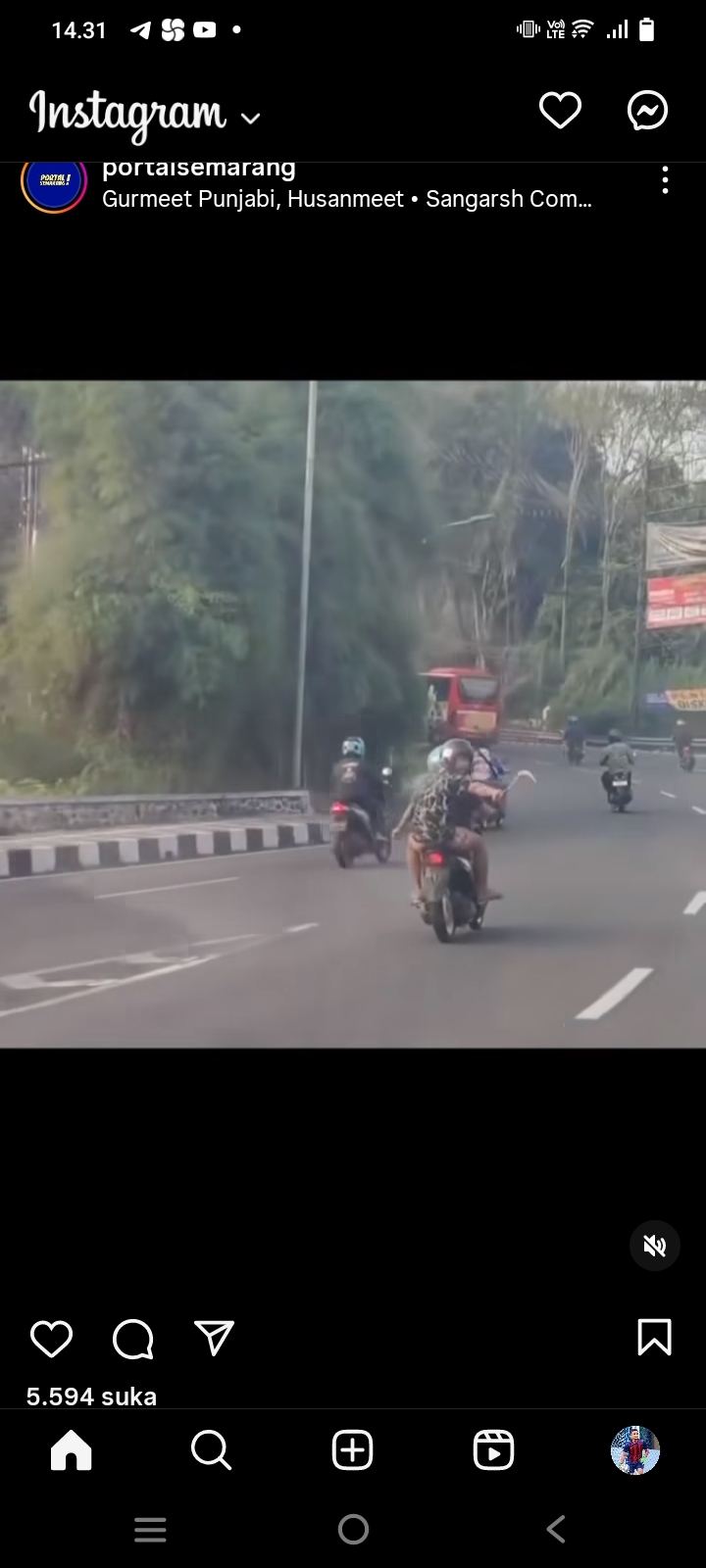 Dua Pemuda Berboncengan Ayunkan Alat Berbahaya, Diamankan Warga Setelah Alami Kecelakaan