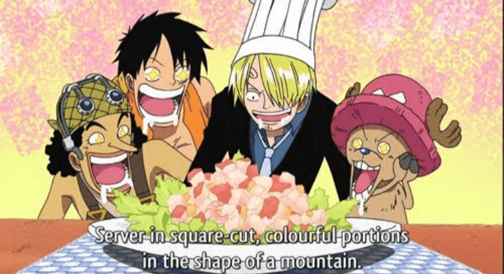 Inilah Menu Berbuka Puasa Ala Kru Bajak Laut Topi Jerami Jika di Dunia One Piece Ada Ramadhan