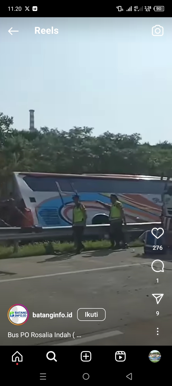 Siaga di Tol Batang-Semarang: Evakuasi Cepat Pasca Kecelakaan Bus Rosalia Indah