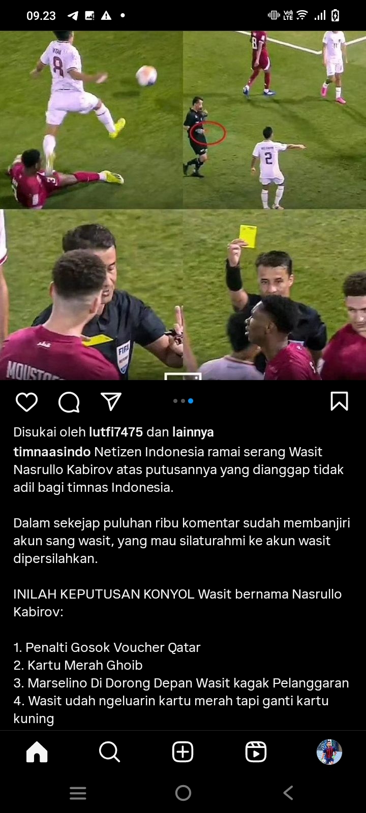 Ini Wasit dan Tim Wasit Yang Bakal Pimpin Pertandingan Indonesia kontra Australia, Bakal Kontroversi Lagi ?