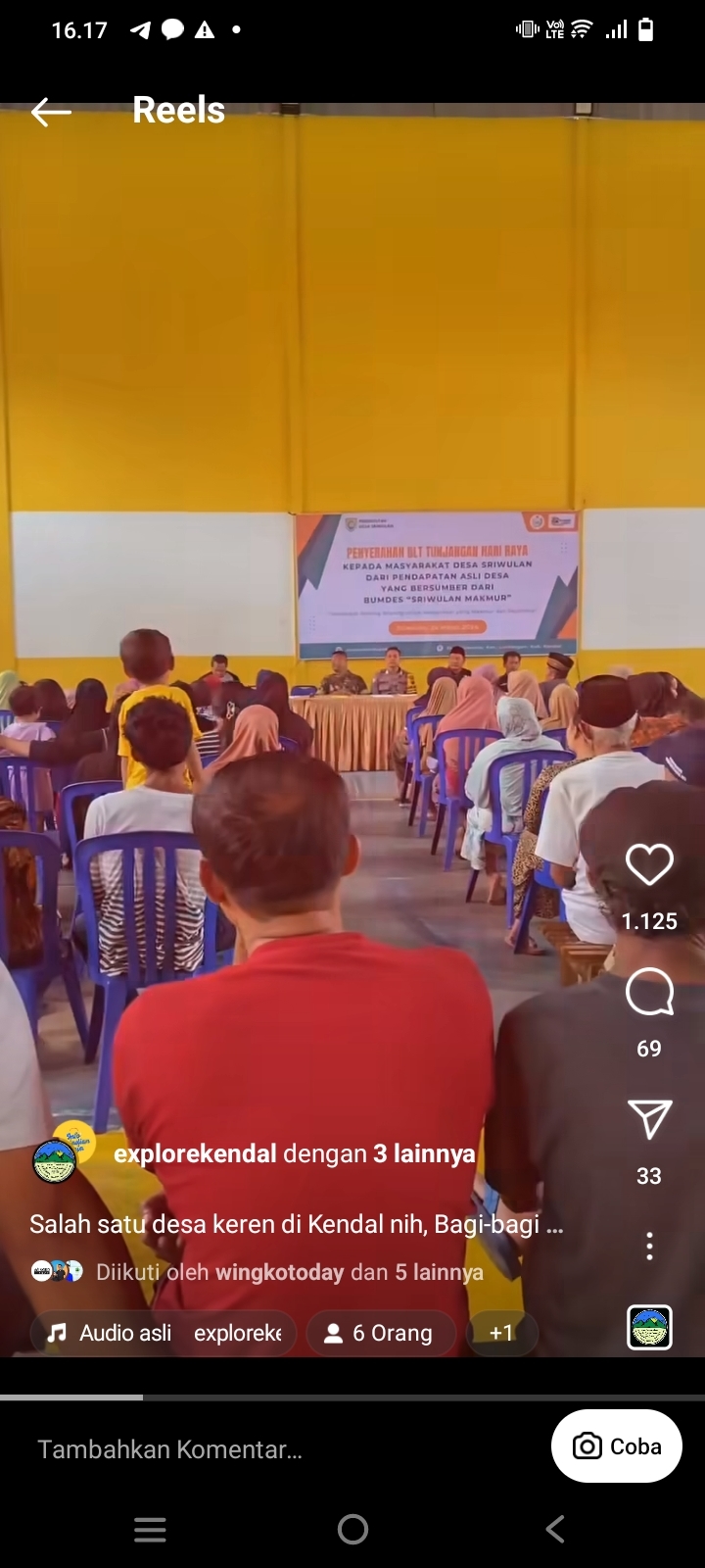 Keren, BUMDes Sriwulan Makmur Bagi-bagi THR Untuk Warga