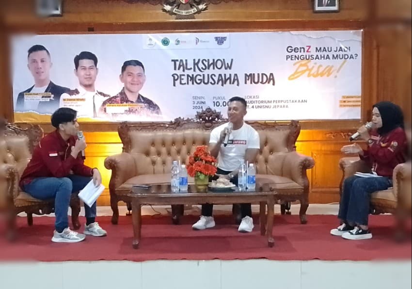 Hadiri Talkshow di Unisnu, Ketum BPD HIPMI Jateng Wulan Rudy Prasetyo Bagikan Tips Wirausaha untuk Gen Z di Jepara