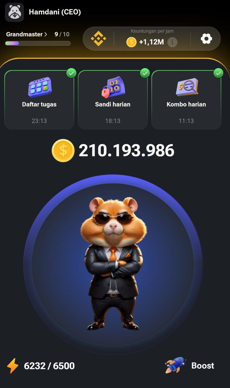 Misi, Tugas, dan Staking: Cara Terbaik Menghasilkan Token HMSTR di Hamster Kombat, Ini Rincian Tokenomiknya