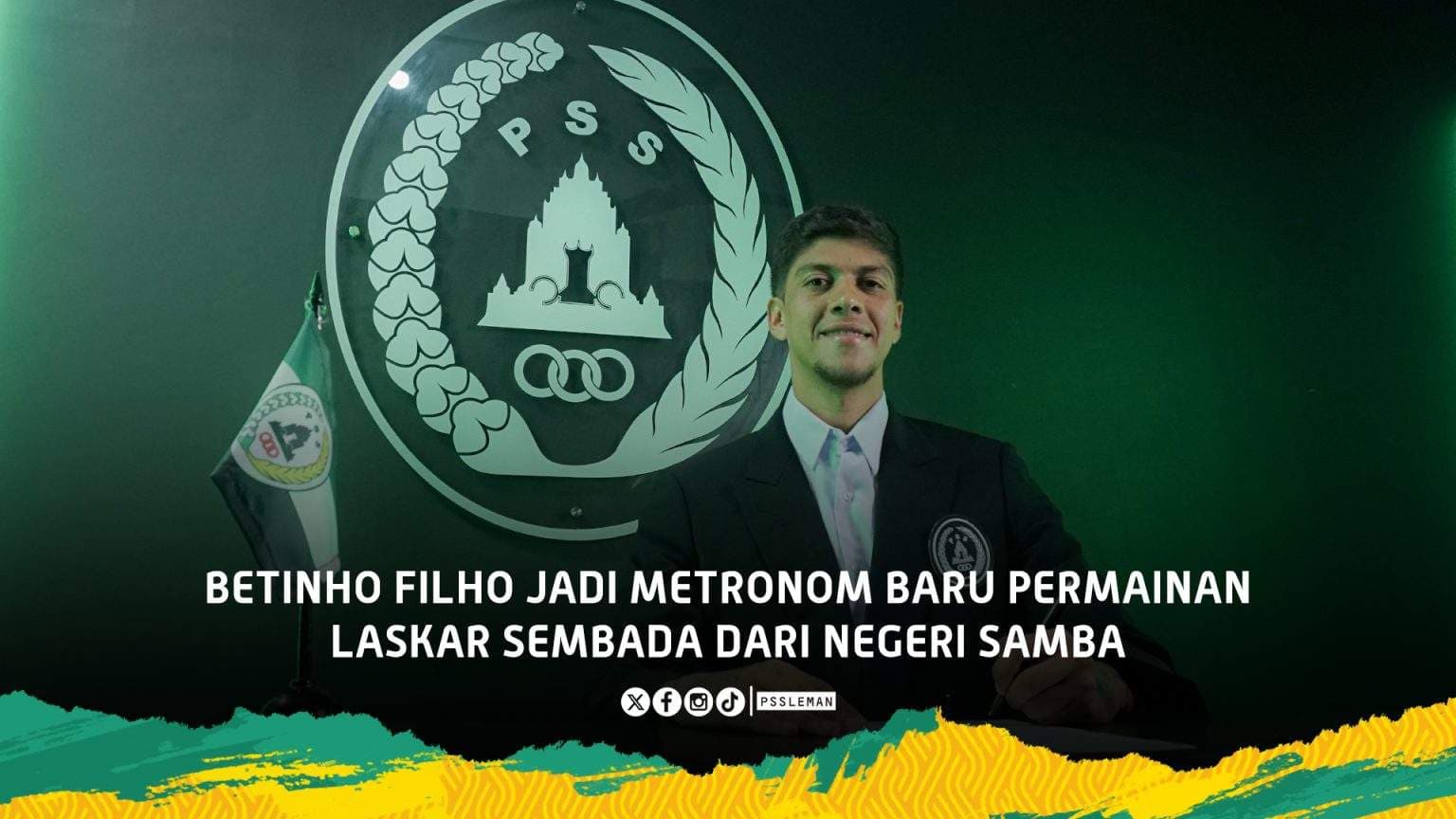 Dari Brasil ke Sleman: Betinho Siap Berjuang di Liga 1 dengan PSS