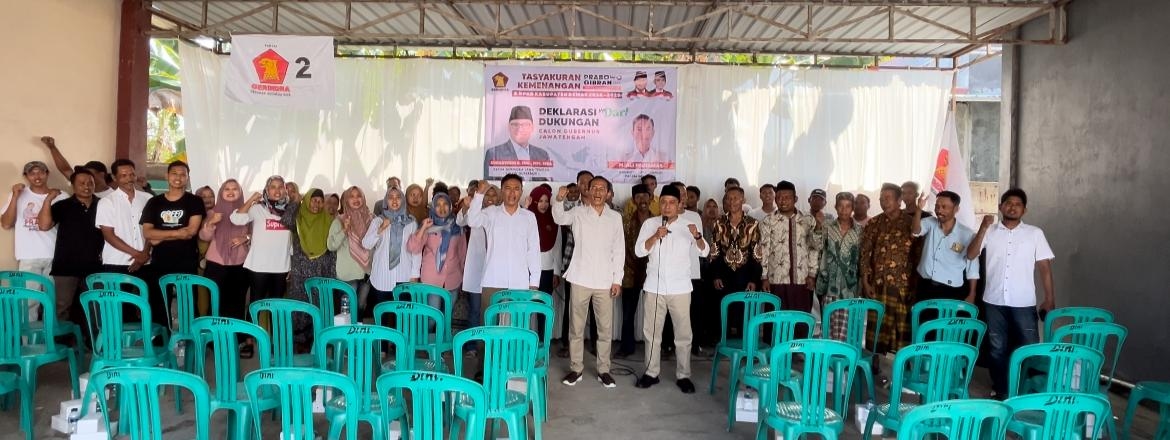 Belum Dilantik, Ali Muhamar Ajak Relawan Kampanyekan Sudaryono Gubernur Jateng