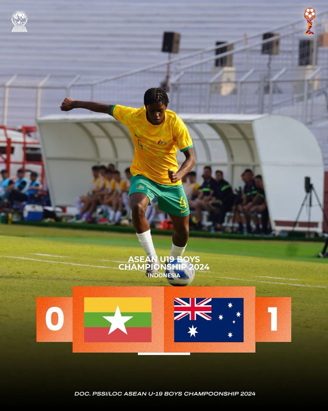 Australia U-19 Sempurnakan Langkah ke Semifinal dengan Kemenangan Tipis Atas Myanmar, Trevor Morgan Apresiasi Lawan