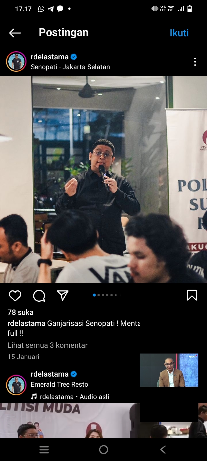 Riezky Delastama, Mantan Stafsus Jokowi Jadi Balon Wakil Walikota Semarang, Lanjutkan Karya Hendi