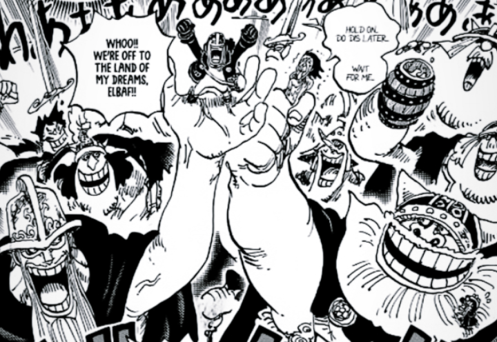 Review One Piece Chapter 1123: Kru Mugiwara Berlayar Menuju Elbaf