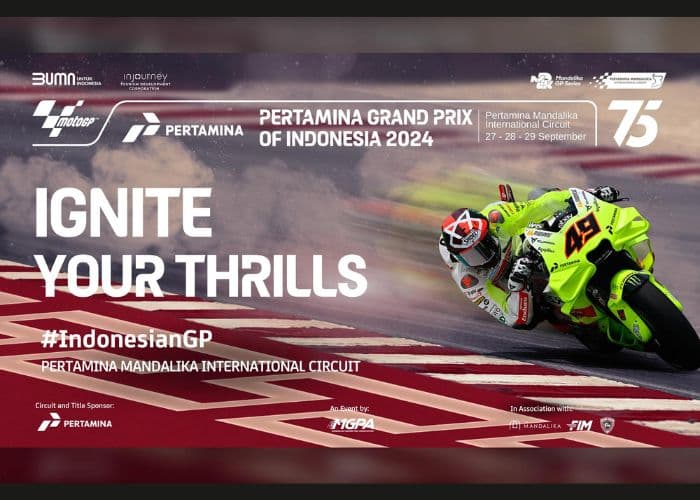 Indonesia Event Vibes! Rasakan Aura Pembalap Beradu Kecepatan di Sirkuit Mandalika Pada Ajang MotoGP Pertamina Grand Prix of Indonesia 2024