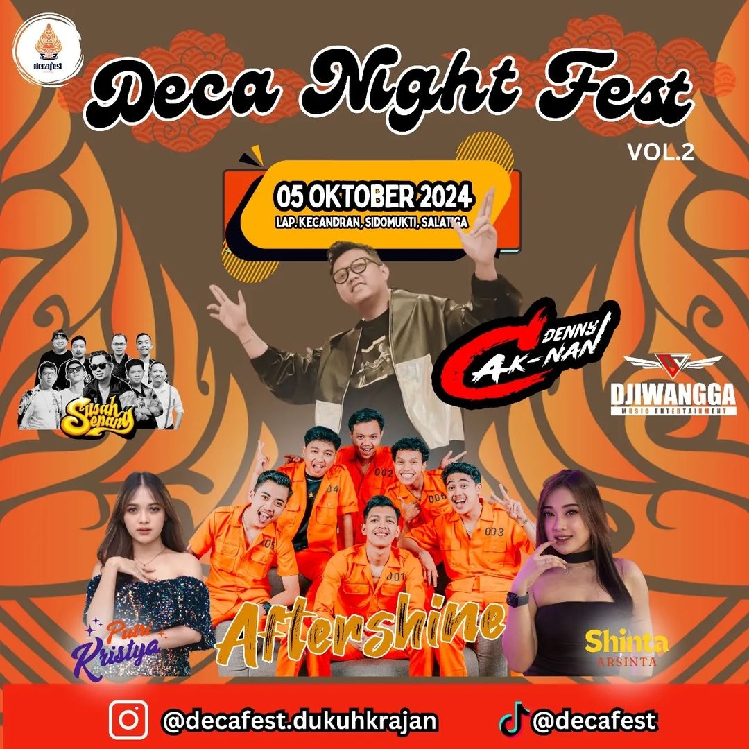 Event Vibes! Warga Salatiga dan Sekitarnya Siap Merapat ke Deca Night Fest 2024, Ungkapan Penuh Rasa Syukur Melalui Festival Budaya dan Musik