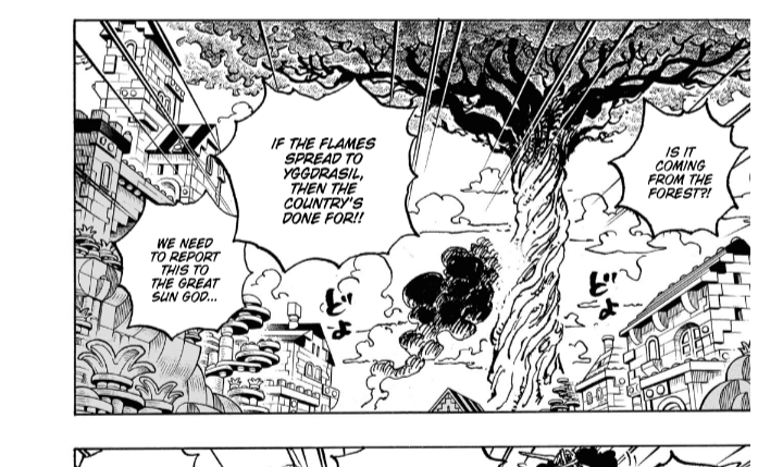 One Piece Chapter 1127: Muncul Pohon Yggdrasil, Elbaf Adalah Pusat Dunia?