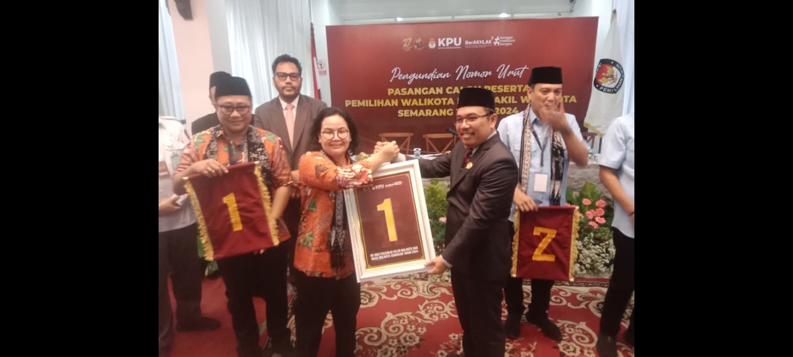 Agustina-Iswar No 1: Juara Satu Pilkada Kota Semarang