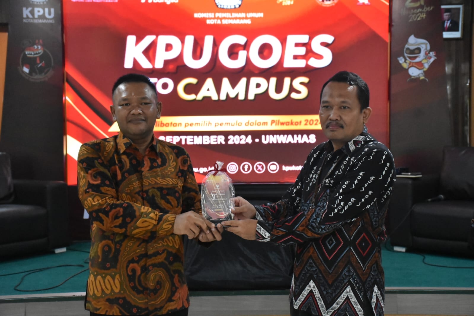 Ajak Mahasiswa Sukseskan Pilkada Serentak, FH Unwahas Gandeng KPU Gelar KPU Goes To Campus