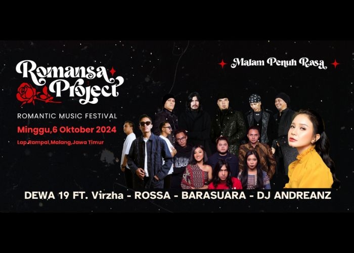 Event Vibes! Dewa 19 dan Rossa Siap Gemparkan Malang Melalui Acara Romansa Project 2024: Malam Penuh Rasa dan Nostalgia di Kota Apel