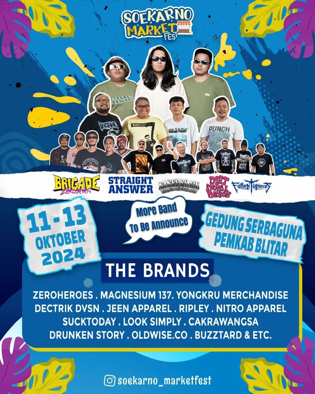 Event Vibes! Soekarno Market Fest 2024: Perpaduan Musik, Fashion, dan Cosplay yang Spektakuler Siap Meramaikan Kota Blitar!