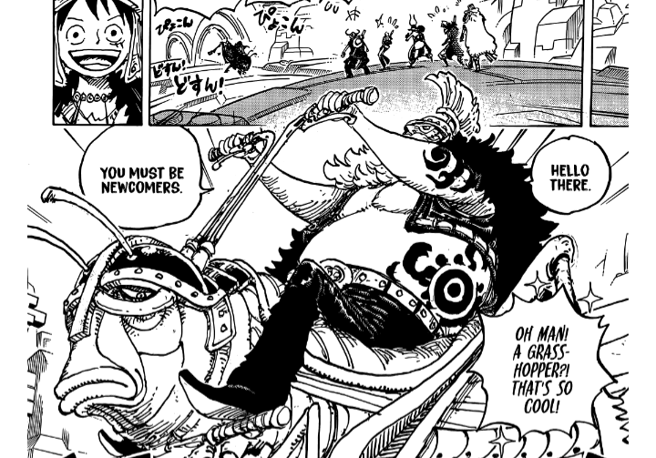 Alur Cerita One Piece Chapter 1128: Kru Topi Jerami Bertemu dengan “Sun God” di Elbaf
