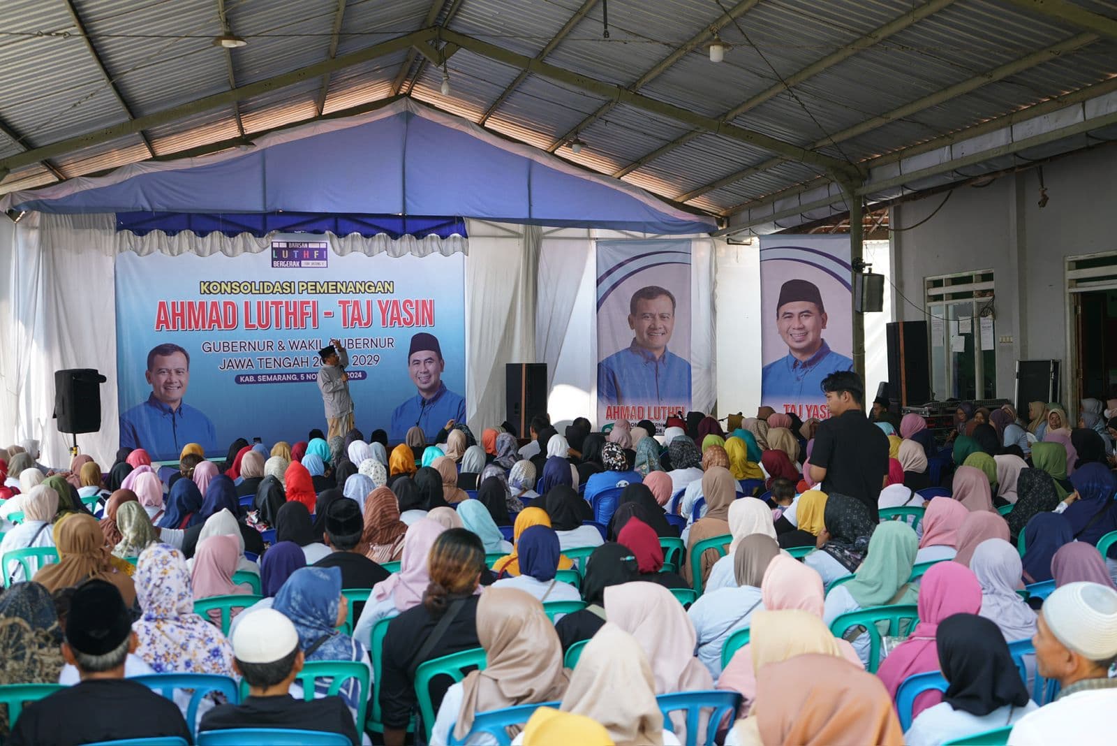 Relawan Luthfi Bergerak Deklarasi Menangkan Luthfi-Yasin Dalam Pilgub Di Kabupaten Semarang