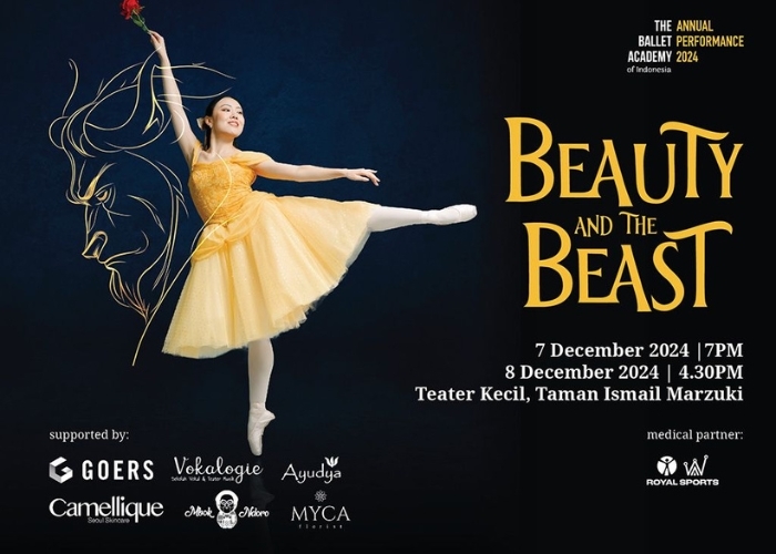 Event Vibes! Dongeng Hidup Kembali: Balet Beauty and the Beast di Taman Ismail Marzuki Akan Mempesona Jakarta Desember Ini! Catat Tanggalnya