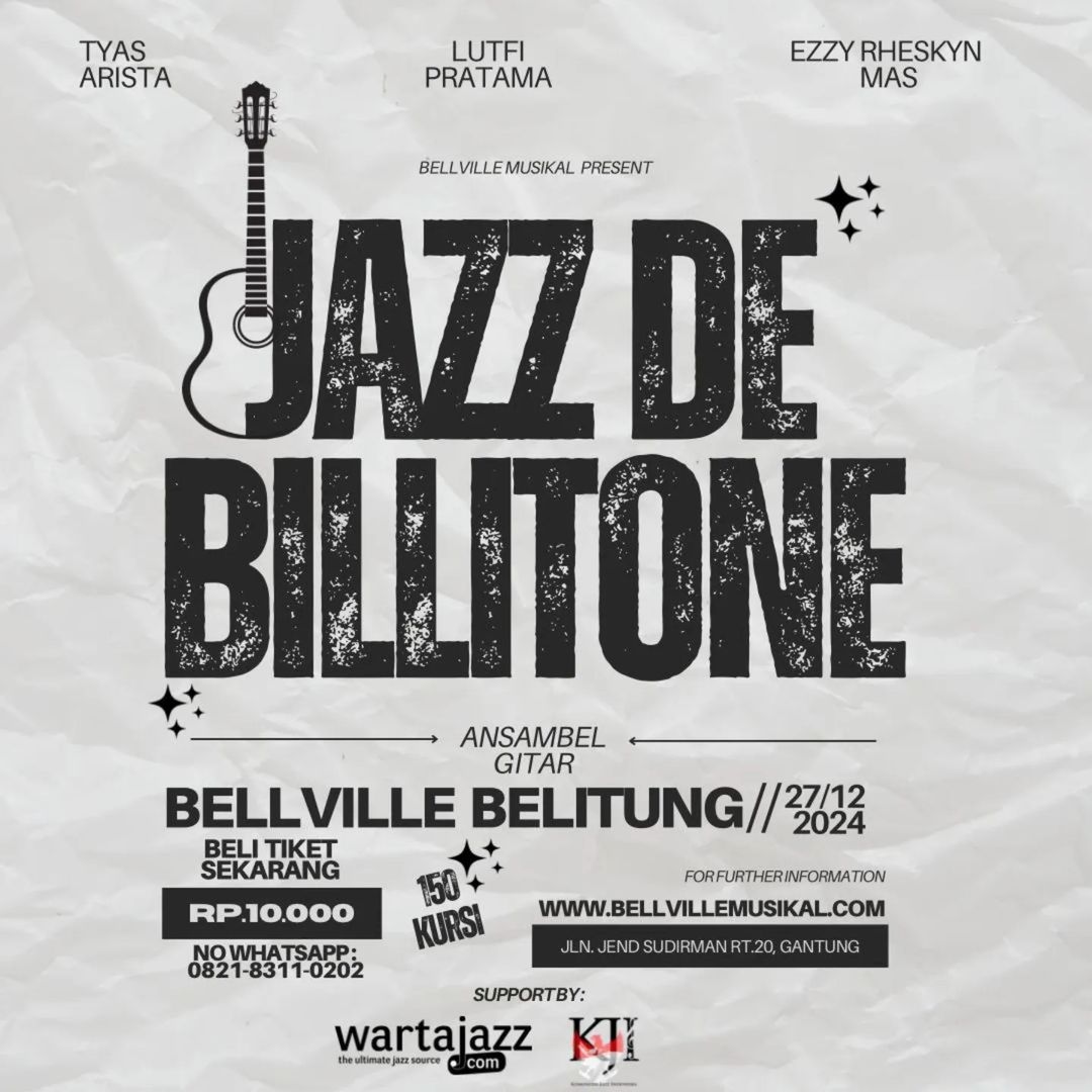 Event Vibes! Festival Jazz De Billitone: Gebrakan Baru Musik Jazz di Belitung dengan Tiket Terjangkau!
